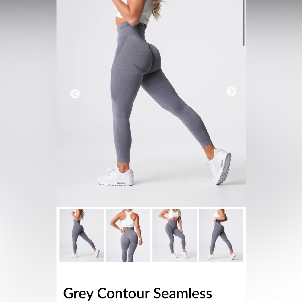 NVGTN Grey Contour Seamless Leggings